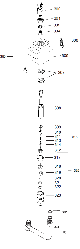 Epic 447HPX Fluid Section parts